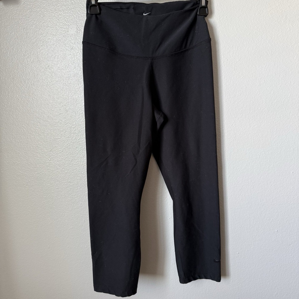 Nike‎ Women's Dri fit Leggings Black Medium Ankle Length Activewear Workout